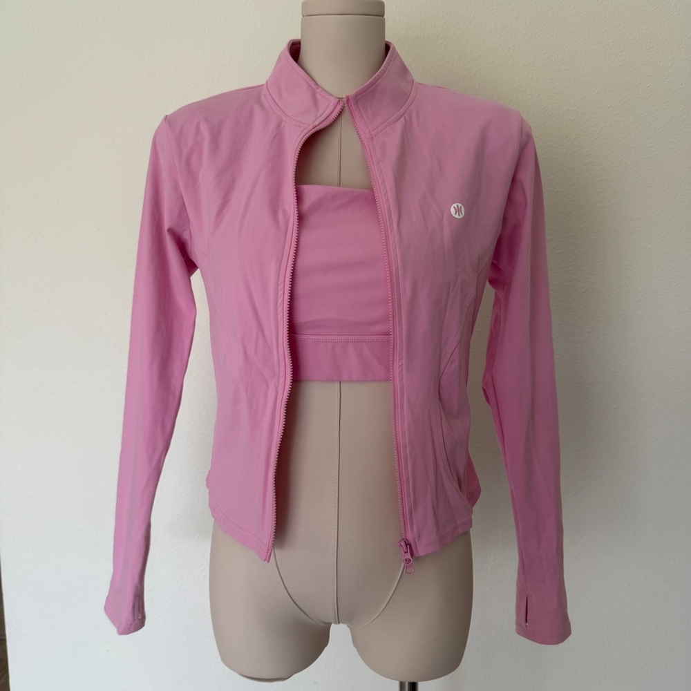 Astoria ~ LUXE BALANCE Zip Up Jacket - Candy Pink (M) - Picture 6 of 16